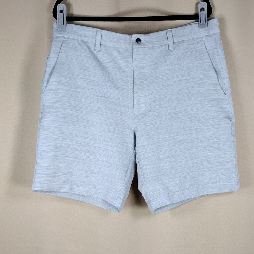 Callaway Golf Light Gray Casual Sportswear Athletic Sporty Flat Front Shorts
